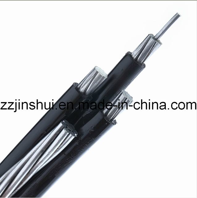  0.6/1 chilovolt di LV Aerial Bundled Cable 3 Core Phase 16mm2 AAC 16mm2 Bare AAAC Messenger