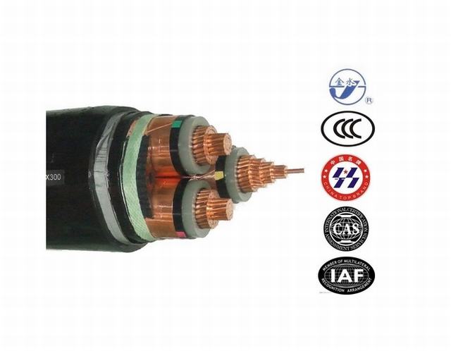  Проводник из бескислородной меди XLPE 0.6/1кв изоляцией ПВХ оболочку кабеля питания (YJV) 4*16мм, 4*50мм и 4*120мм