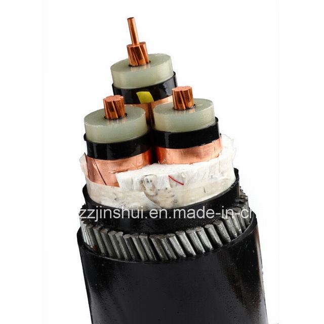  Кв подземных Yjlv 0.6/122 XLPE изоляцией стальной ленты бронированных кабелей питания