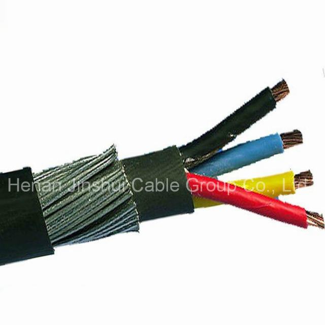 1kv Copper Conductor 4 Core Steel Wire Armor Cable