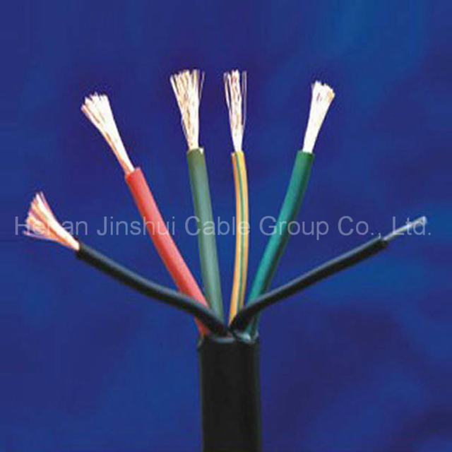  Conducteur en cuivre Gaine en PVC à 6 coeurs et câble de commande de flexible