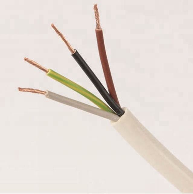  Cobre flexível de PVC de PVC de 4 fios do cabo