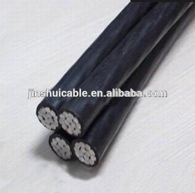  Obenliegendes Alluminum Draht 25mm Kabel ABC-4core