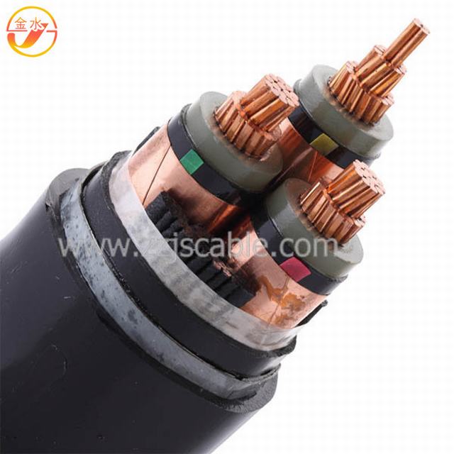  Yjv22 Yjv32 Cu/XLPE/PVC/Swa/PVC 50mm 25mm 35mm cabo eléctrico 35kv preço XLPE cabo de alimentação de alta tensão