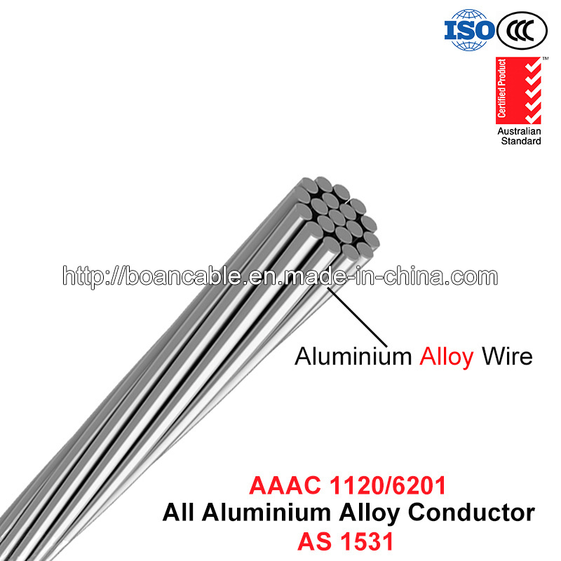  Conduttore di AAAC 1120/6201, tutto il conduttore della lega di alluminio (COME 1531)