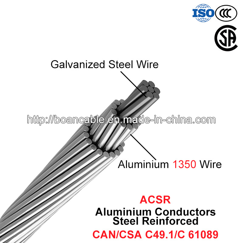  ACSR, алюминиевых проводников стальные усиленные (CAN/CSA C49.1/C 61089)