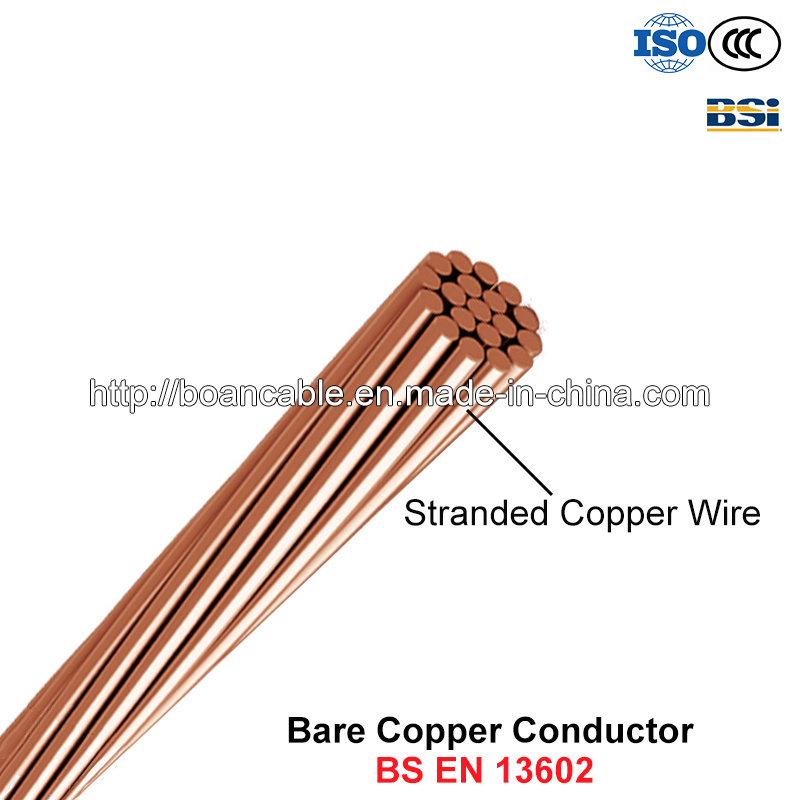  Bcc, Conductor trenzado de cobre desnudo (BS EN 13602)