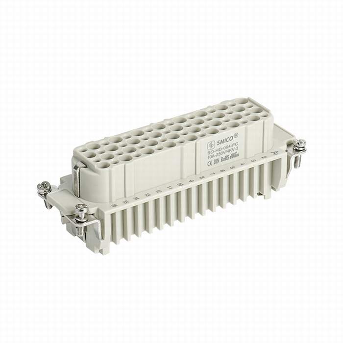 09210643101 64 Pin Heavy Duty Connector Power Electric Crimp Terminal Cable Connector Rectangular Connector Female Insert