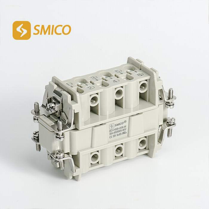 
                                 09310062701 Smico 35A 6 Pin-wasserdichter weiblicher Hochleistungsverbinder                            
