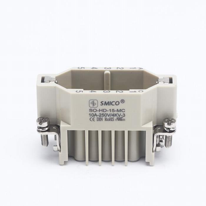09360083001 15 Pin Heavy Duty Connector Power Electric Crimp Terminal Cable Connector Rectangular Connector Male Insert
