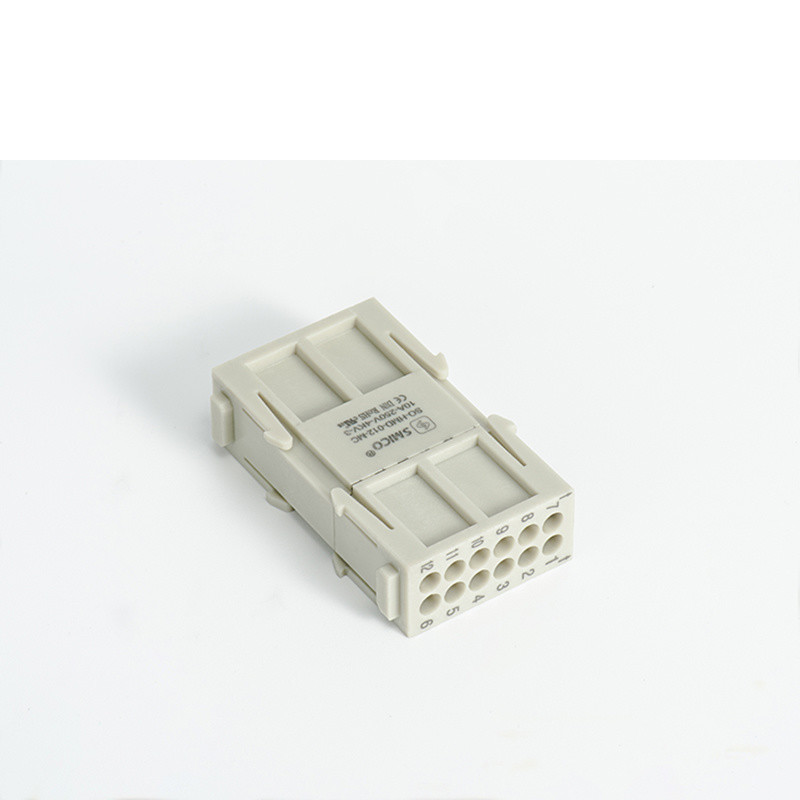  12pin conector modular Han DD impermeable Reforzado Conector similar de Harting 09140123001