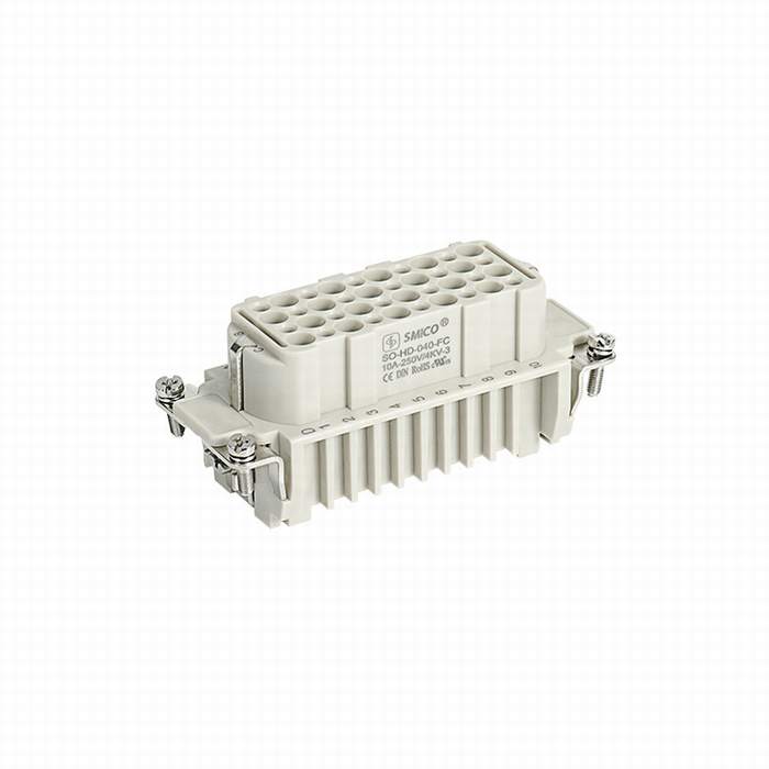 
                                 40pino 10A HD-040-Mc Tipo de crimpagem Conectores Multipole Industriais                            