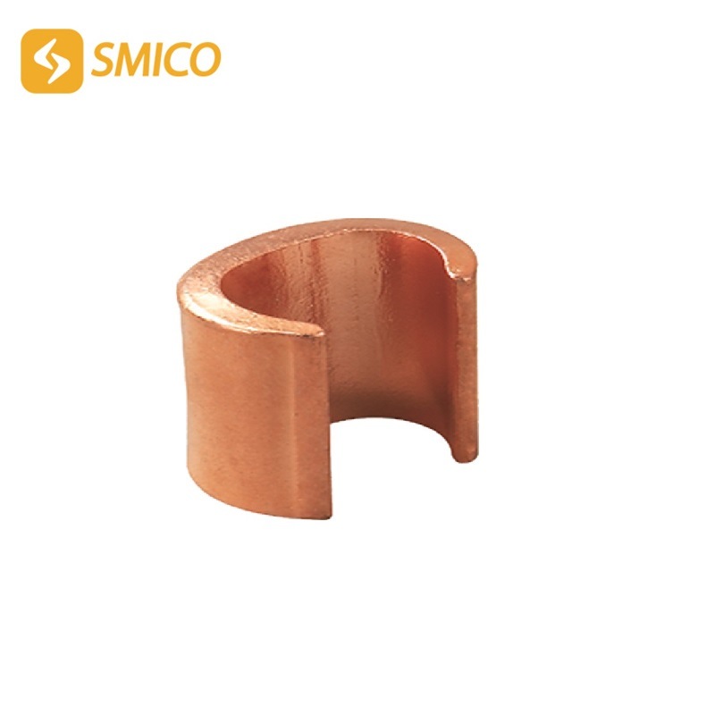 Copper Earthing Wires Connection Cable Joint Earth C Clamp