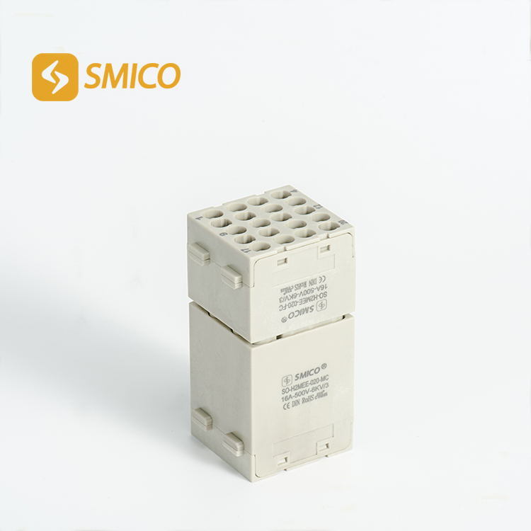 
                                 H2mee-020-Mc Module 16A Connecteur adaptateur de connecteur Heavy Duty                            