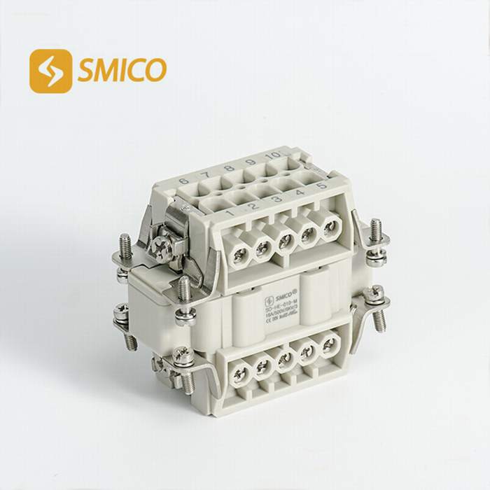 He Series High Voltage Inserts He-010 16A 830V 3+2+E Pin Heavy Duty Connector Similar Ilme, Wain Connector 05100330100