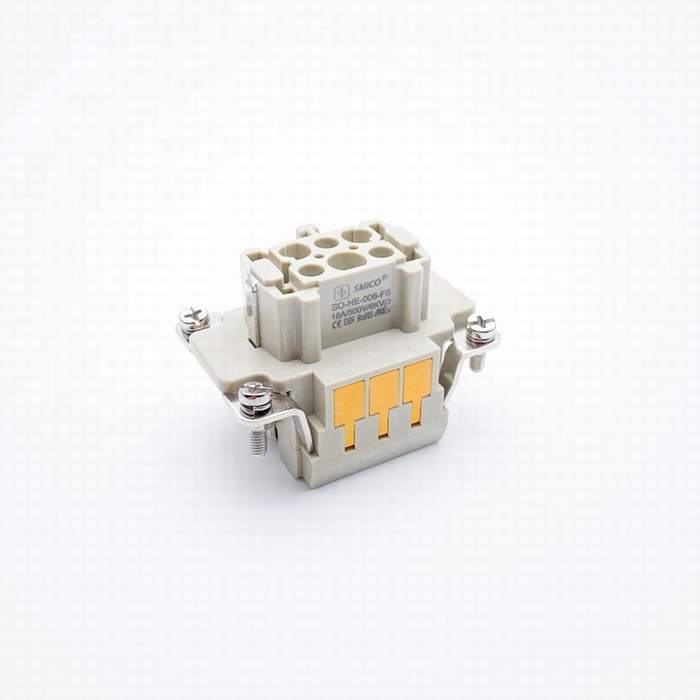 Heavy Duty 6 Pin Connector Rectangular Connector Power Cable Wire Connector Spring Connection Terminal