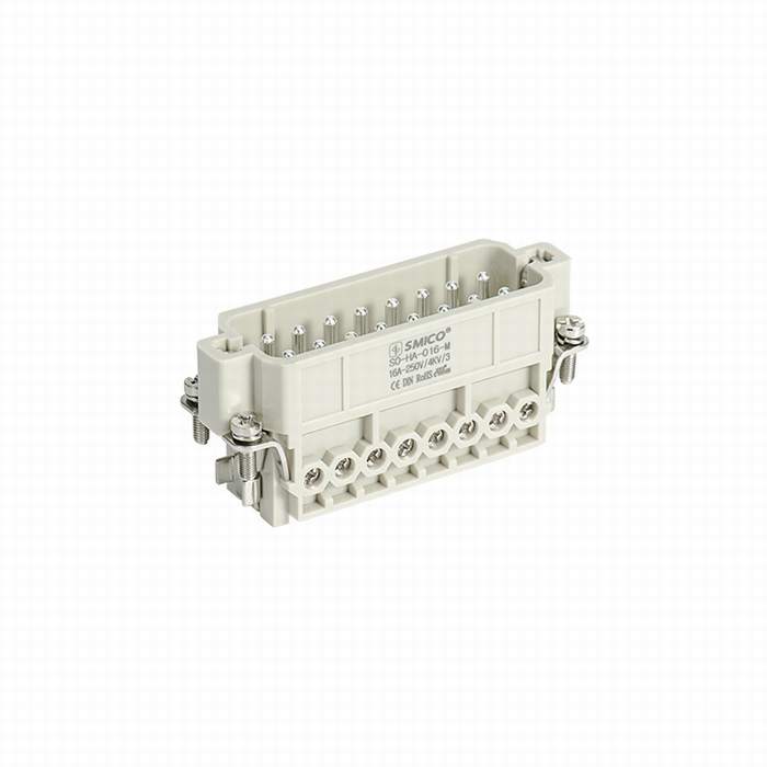 
                                 Conector rectangular industriales pesadas Conector de alimentación conector 09200162612                            