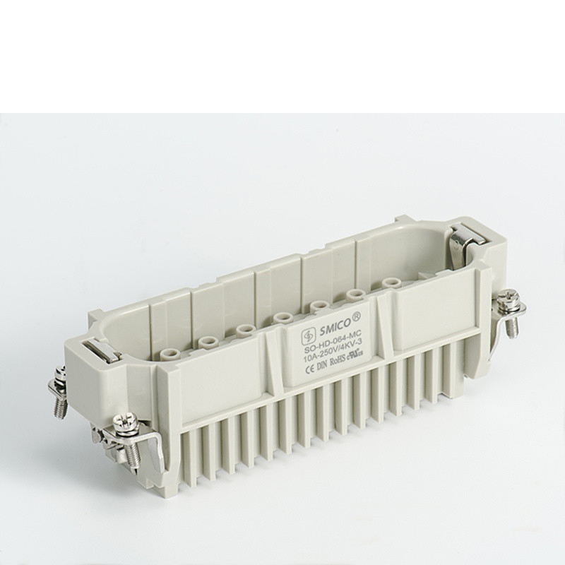 64 de terminal de crimpado Smico pasador rectangular conectores impermeables (HD-064)