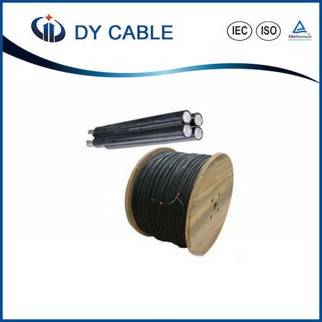  0.6/1KV/10kv/Service de ligne de puissance 33kv drop câble antenne câble Bundle ABC