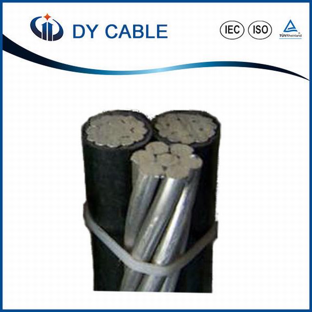  obenliegendes Kabel-zusammengerollte Kabel-Luftgröße 2*16mm2 ABC-0.6/1kv