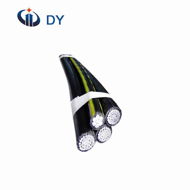 4X16mm PVC Insulated Aluminum Aerial Bundled Electric Wire and Cable