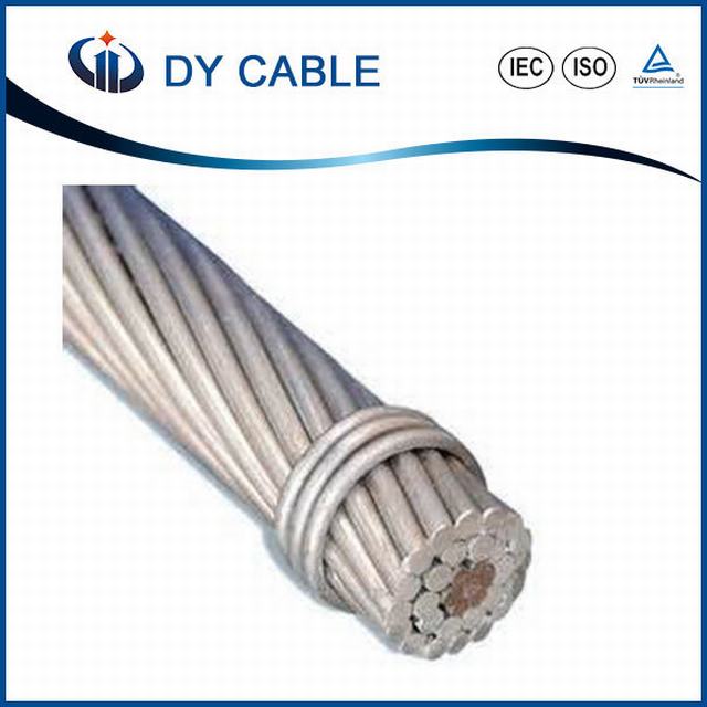  7/3.1 ACSR hilo conductor con el núcleo de acero reforzado el cable de alimentación
