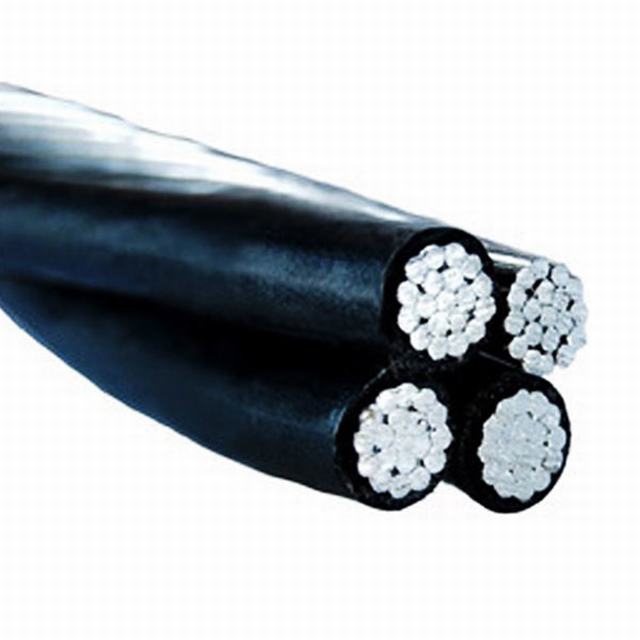  ABC-PVC/XLPE Isolierzusammengerolltes Kabel-obenliegendes Luftkabel