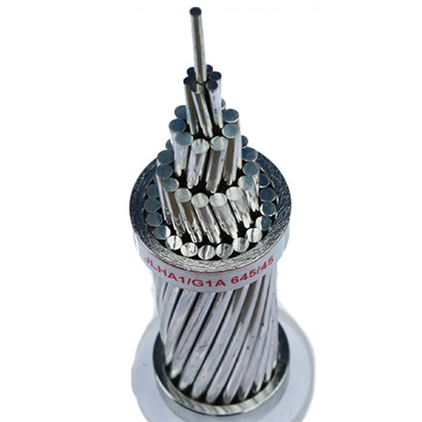  La norma ASTM/BS/DIN Conductor conductores desnudos de aluminio reforzado de acero ACSR