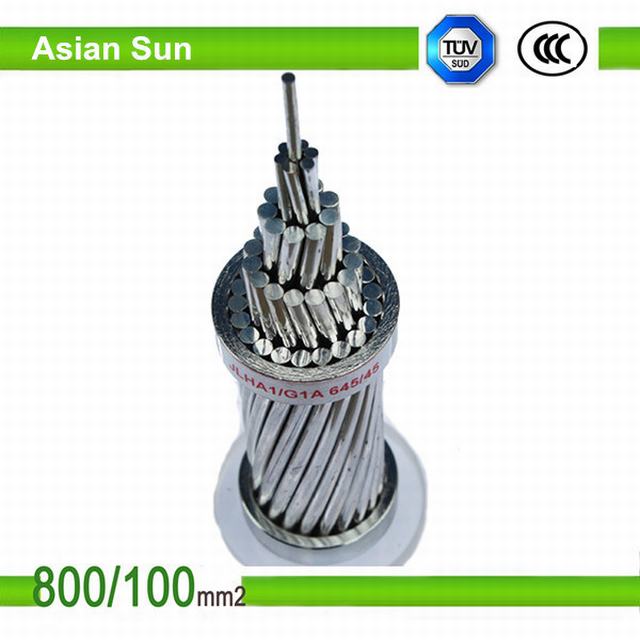 
                                 Cable de alimentación estándar ASTM ACSR Conductor Conductor de aluminio desnudo                            