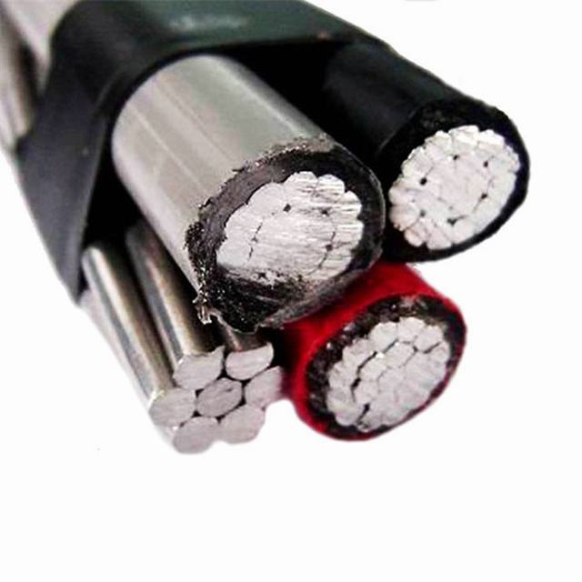  La Chine fabrique 2*16mm2 conducteurs en aluminium câble isolés en polyéthylène réticulé ABC