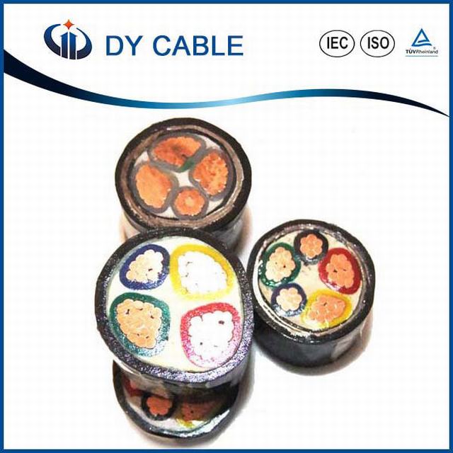  Conductor de cobre recubierto de PVC aislante XLPE Cable de alimentación de alambre de cobre