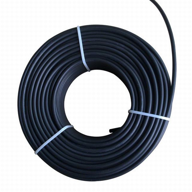  Solar DC Cable de 4mm2, negro y rojo del cable de energía solar