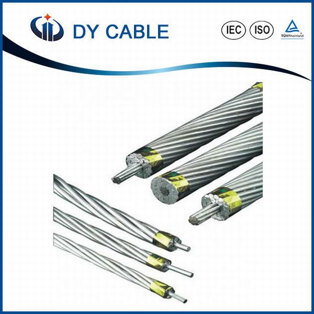  Оцинкованный кабель ветви 7/3.25мм ACSR алюминиевых проводников стальные усиленные