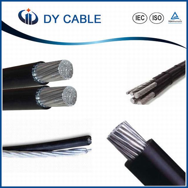  Bonne qualité 1/0AWG 2/0AWG 4/0AWG du câble d'ABC en aluminium