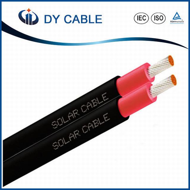 High Quality TUV Approved 2X6mm2/4mm2 Twin Core PV Solar Cable