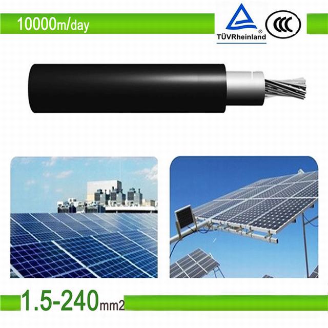  Haute qualité certificat TUV simple noyau à l'énergie solaire PV1-F câble PV