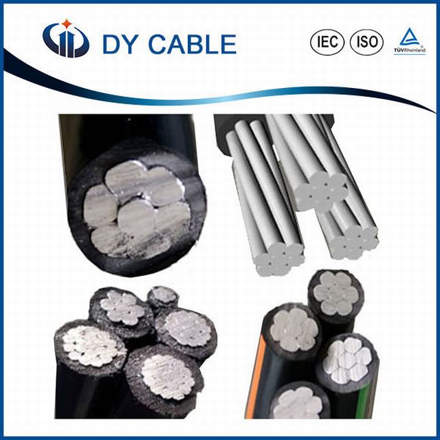  LV XLPE изоляцией алюминиевых основных промышленных ABC кабель