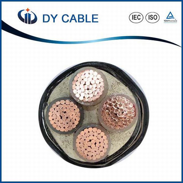  Tensão Baixa Cu Conductor Isnulation PVC cabo de alimentação de fita de alumínio