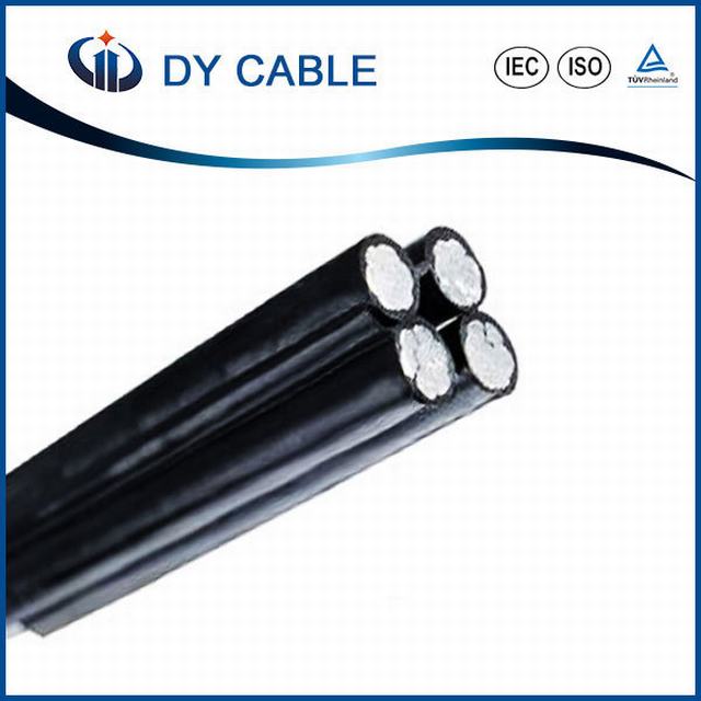 PE/XLPE/aislamiento de PVC 33kv de la antena de cable conductor ABC Paquete