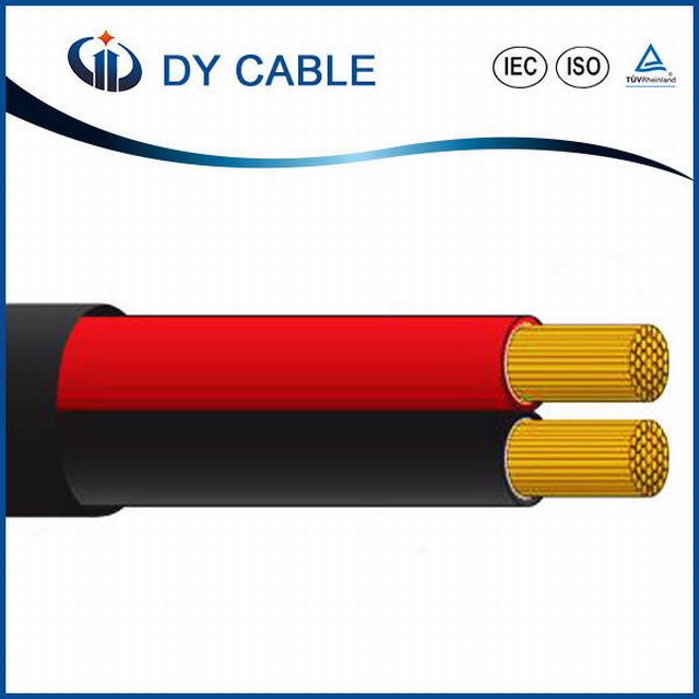 Photovoltaic TUV UL Tinned Copper PV1f PV Solar Cable 6mm2