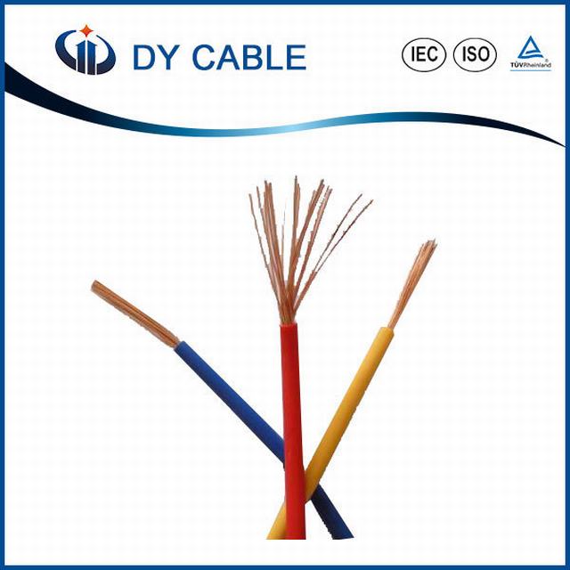  Strander de núcleo único cable de cobre de BV/Cable CVR