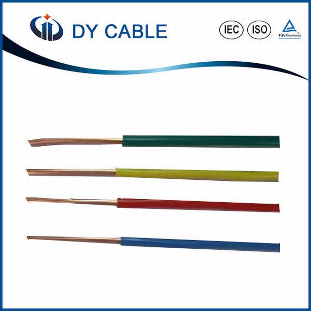  UL63 baja emisión de humos Lsoh Thw/Thhw/Thw-2/Thwn 16AWG Cable eléctrico de PVC