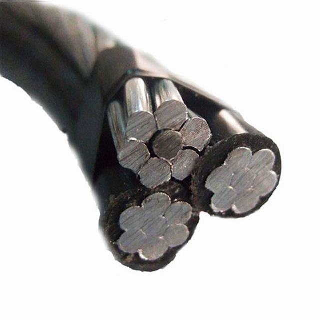 XLPE/PVC Insulated Overhead ABC Cable 2/3/4/5 Cores Aerial Bundled Cable
