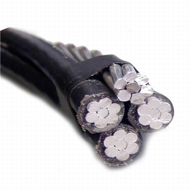  Aislamiento de PVC Quadruplex XLPE / Cable de alimentación superior