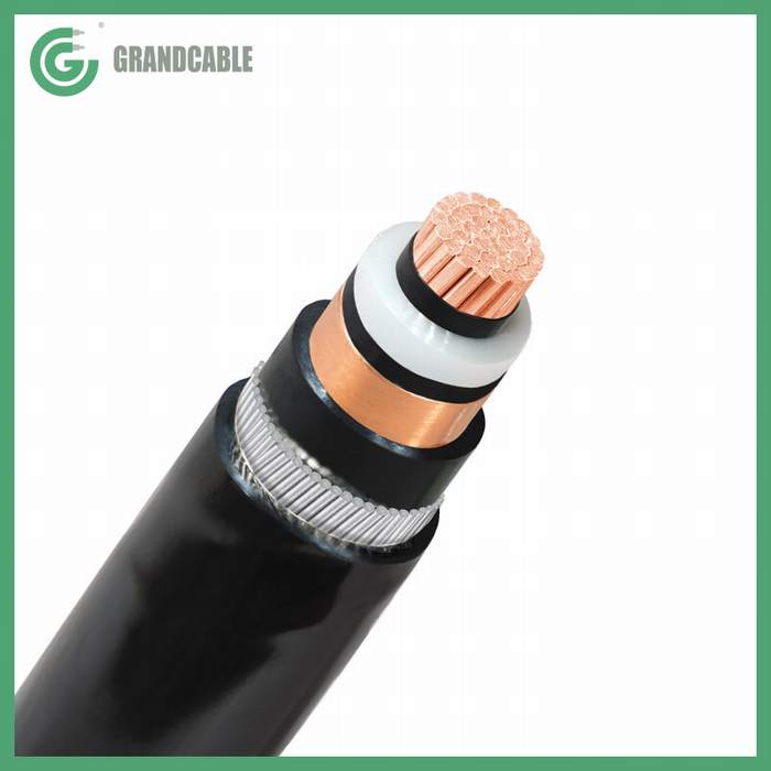 12kV MV Power Cable Copper Conductor XLPE Insulated 400sq.mm Single Core Aluminum Wire Armoured
