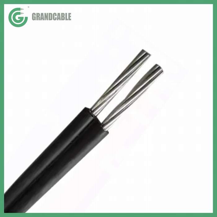 
                                 2x16mm2 isolés de PVC résistant aux UV double câble aérien en aluminium ABC                            