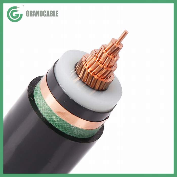 300sq.mm 33kV Single Core CU/XLPE/PVC Copper Insulated MV Underground Power Cable for 33/11kV Substation