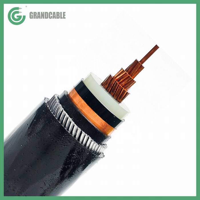 
                                 Elektrisches kabel 33kV XLPE CU einkerniges 120mm2 gepanzertes IEC60502-2                            