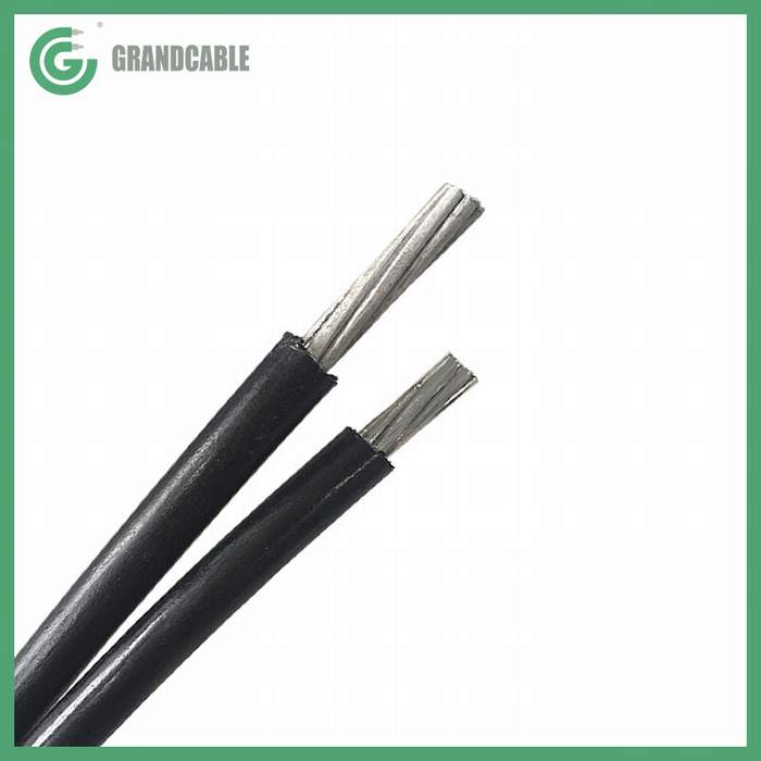 
                                 Lv-zusammengerolltes Kabel LuftaBC ein Phasen-Aluminiumleiter 1X50+1X54.6mm2 0.6/1KV                            