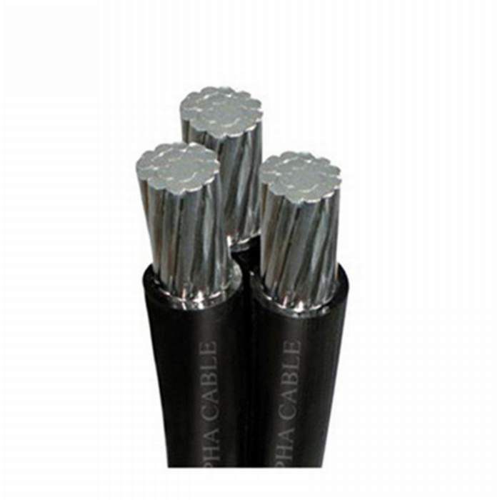 
                                 0.6/1 KV Aluminiumleiter-XLPE/PE/PVC Isolierenergien-Kabel 3*120mm2 obenliegendes ABC-Kabel-                            